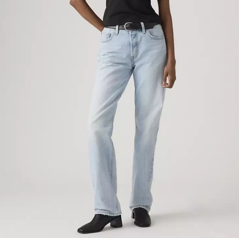 Levi's 501® '90s Women's Jeans Light Wash Blue Straight Leg Casual W25 L30